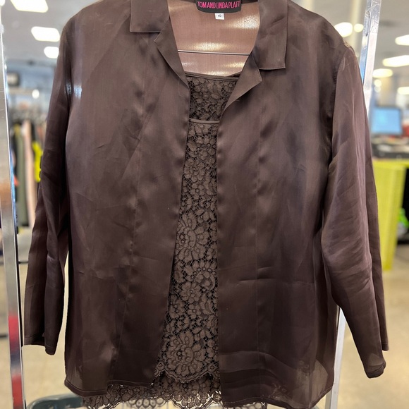 Tom and Linda Platt lace skirt set - Picture 1 of 7